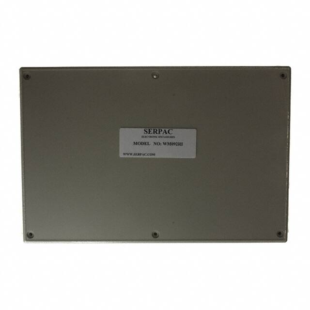 WM092RI,AL BOX ABS ALMOND 9.500"L X 6.340"W
