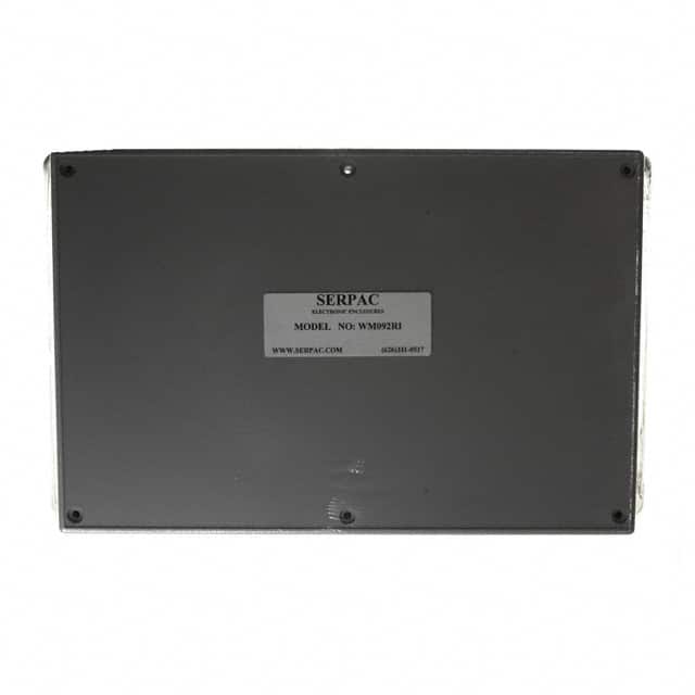 WM092RI,GY BOX ABS GRAY 9.500"L X 6.340"W