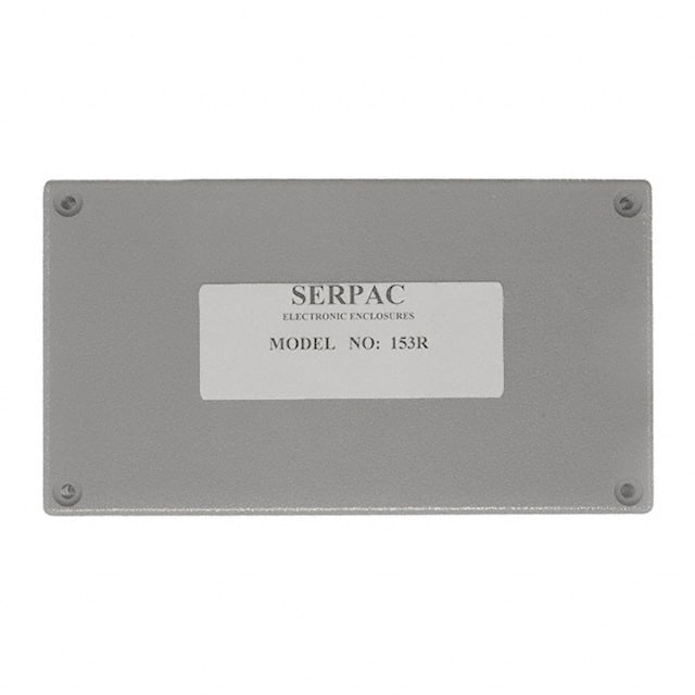153R,GY BOX ABS GRAY 5.620"L X 3.250"W