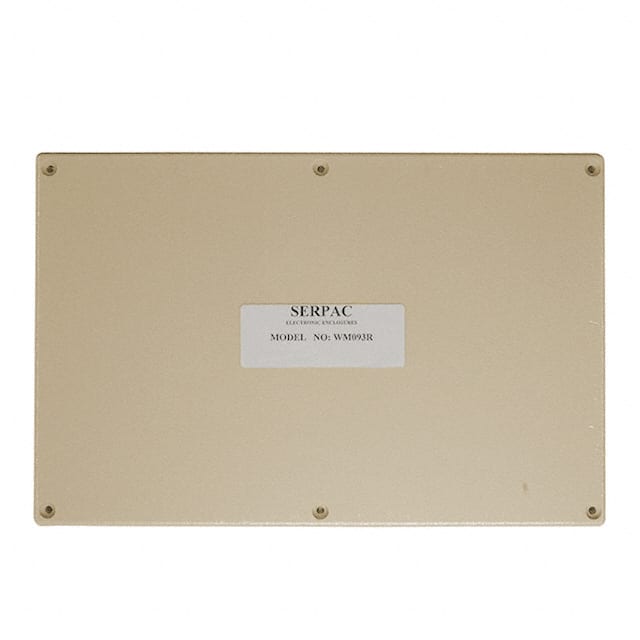 WM093R,AL BOX ABS ALMOND 9.500"L X 6.340"W