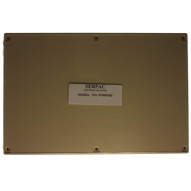 WM093RI,AL BOX ABS ALMOND 9.500"L X 6.340"W