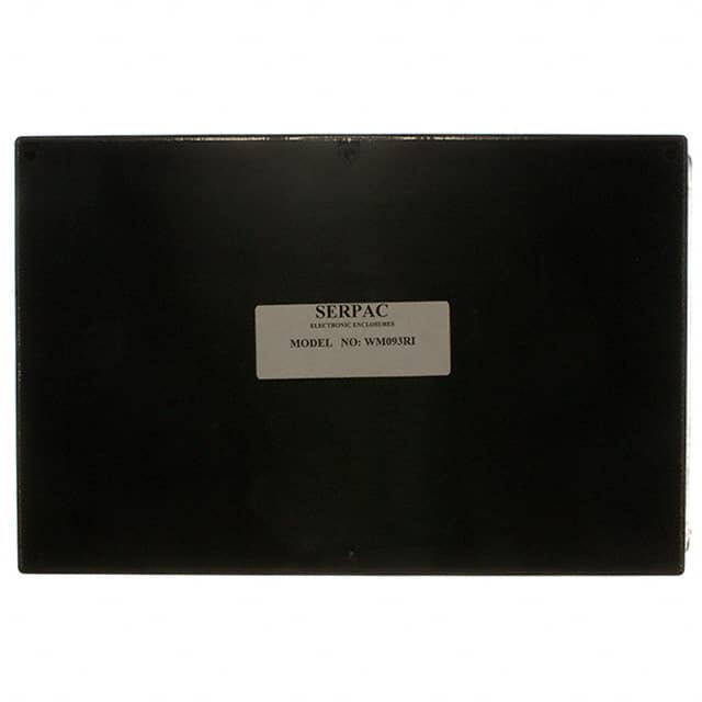 WM093RI,BK BOX ABS BLACK 9.500"L X 6.340"W