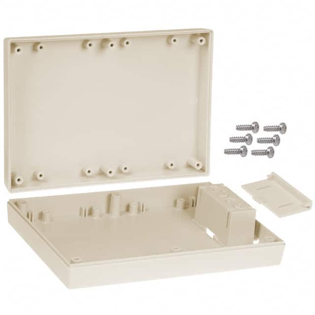 271,AL BOX ABS ALMOND 6.880"L X 4.880"W