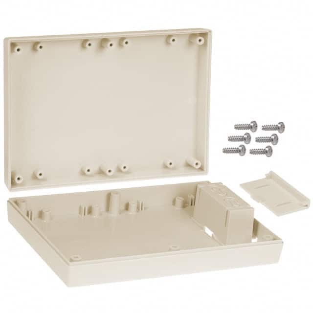 271I,AL BOX ABS ALMOND 6.880"L X 4.880"W