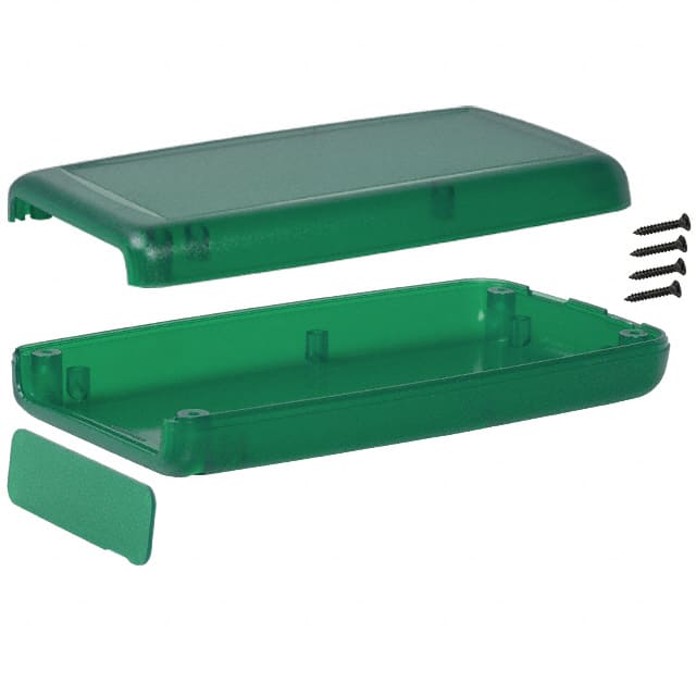 H65,TRGR BOX ABS TRN GRN 4.940"L X 2.75"W