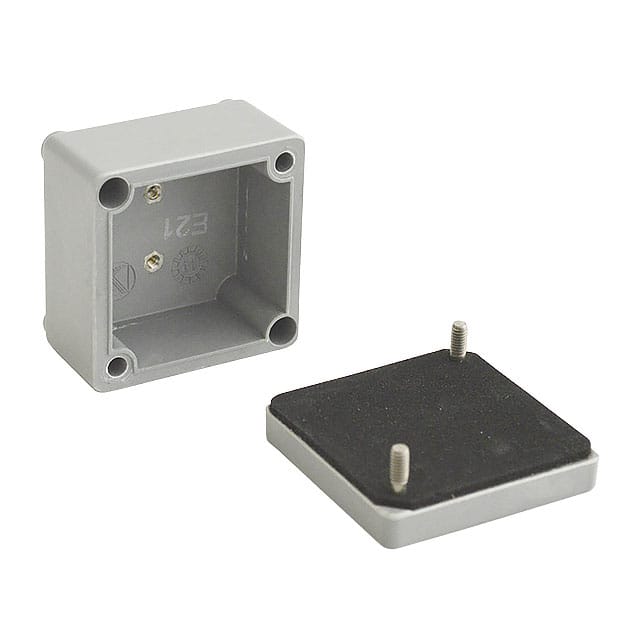 020606060 BOX FIBERGLASS GRY 2.17" X 2.17"