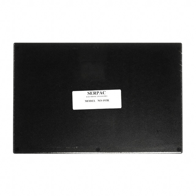 193R,BK BOX ABS BLACK 9.500"L X 6.340"W