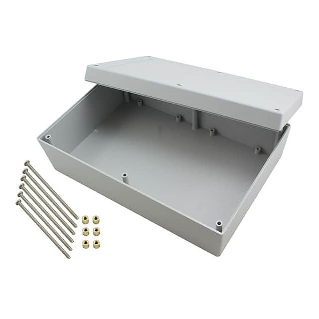 194RI,GY BOX ABS GRAY 9.500"L X 6.340"W