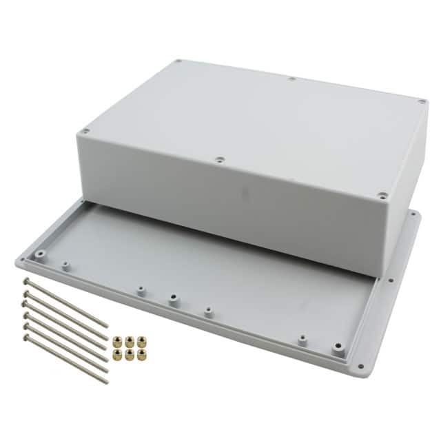 WM094RI,GY BOX ABS GRAY 9.500"L X 6.340"W