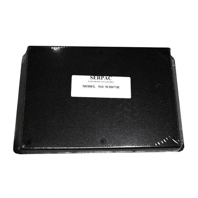 WM071R,BK BOX ABS BLACK 6.880"L X 4.880"W