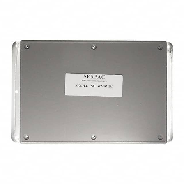 WM071RI,GY BOX ABS GRAY 6.880"L X 4.880"W