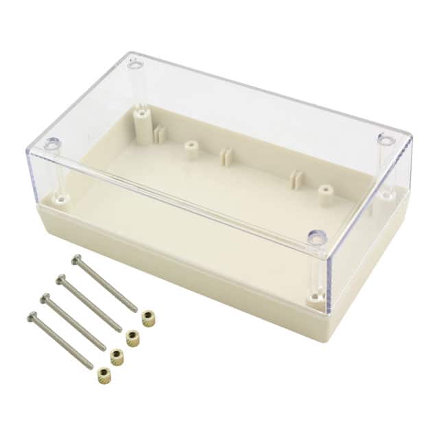 152RC,AL BOX PLSTC AMD/CL 5.62"L X 3.25"W