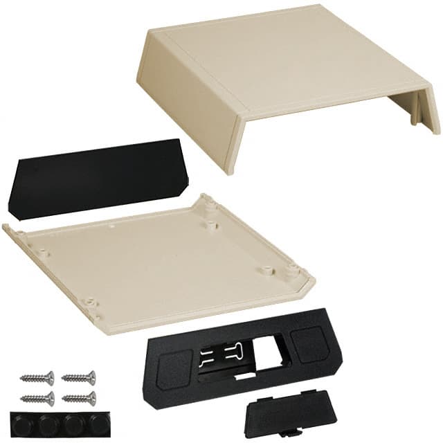 A319V,AL BOX ABS ALMOND 5.300"L X 5.100"W
