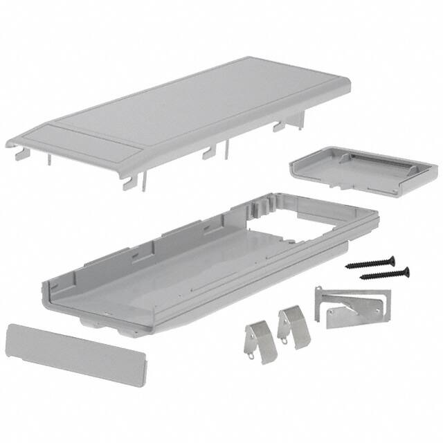 M8PC,GY BOX ABS GRAY 6.970"L X 2.400"W