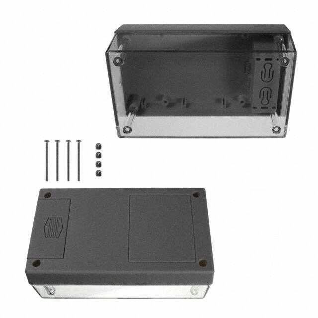 252RC,AL BOX PLSTC AMD/CL 5.62"L X 3.25"W