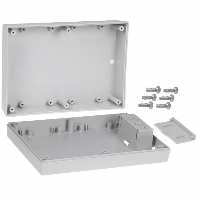 272,GY BOX ABS GRAY 6.880"L X 4.880"W