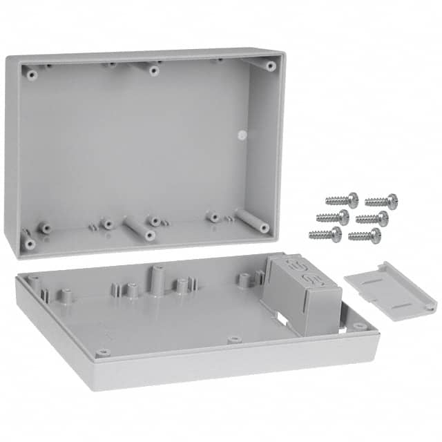 273,GY BOX ABS GRAY 6.880"L X 4.880"W