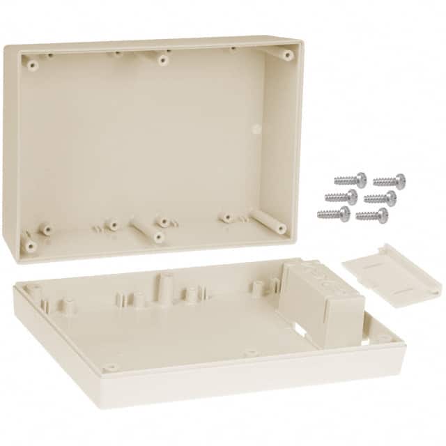 273I,AL BOX ABS ALMOND 6.880"L X 4.880"W