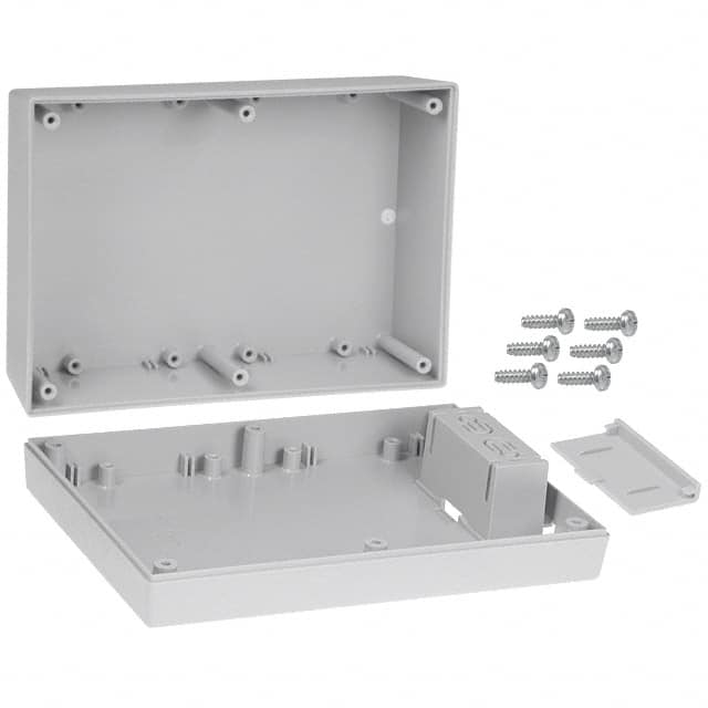 273I,GY BOX ABS GRAY 6.880"L X 4.880"W