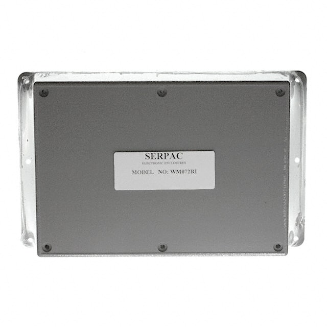 WM072RI,GY BOX ABS GRAY 6.880"L X 4.880"W