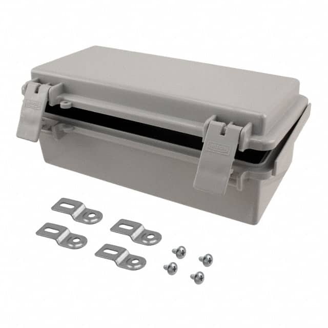 NBF-32106 BOX ABS GRAY 7.870"L X 3.930"W