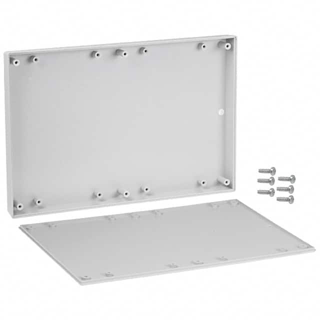 091,GY BOX ABS GRAY 9.500"L X 6.340"W
