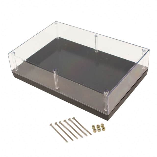 193RC,BK BOX PLAS /CLR 9.500"L X 6.34"W