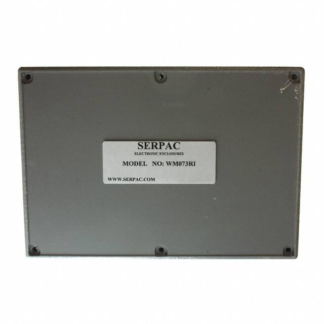 WM073RI,GY BOX ABS GRAY 6.880"L X 4.880"W
