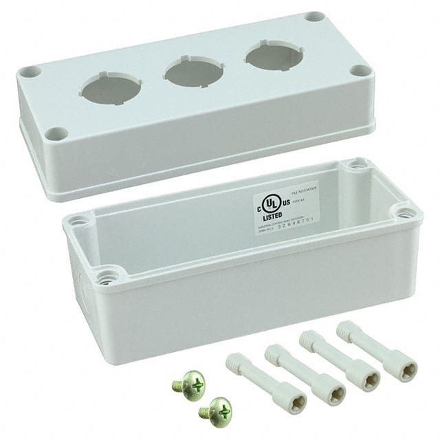PBB-11835-3 BOX PLAS GRAY 7.087"L X 3.150"W