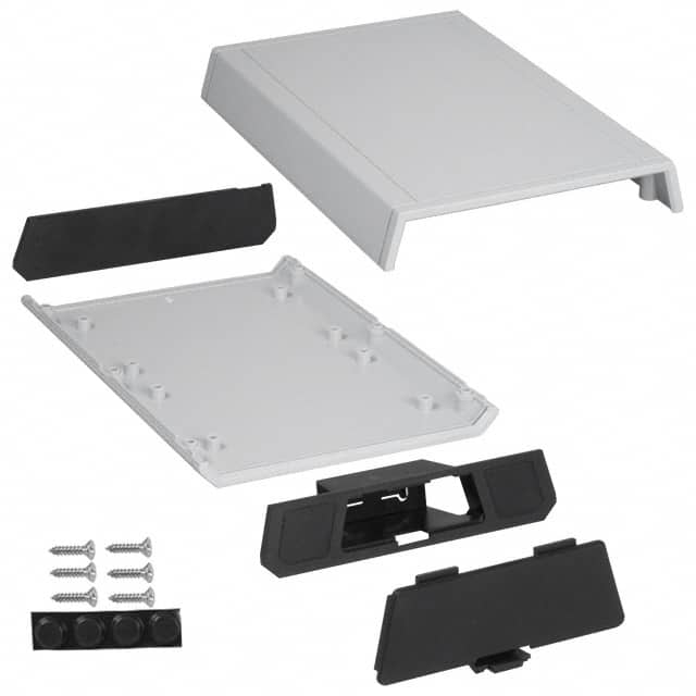 A419V,GY BOX ABS GRAY 7.120"L X 5"W