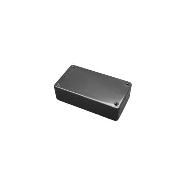 1591RMBK BOX ABS BLACK 3.339"L X 2.205"W