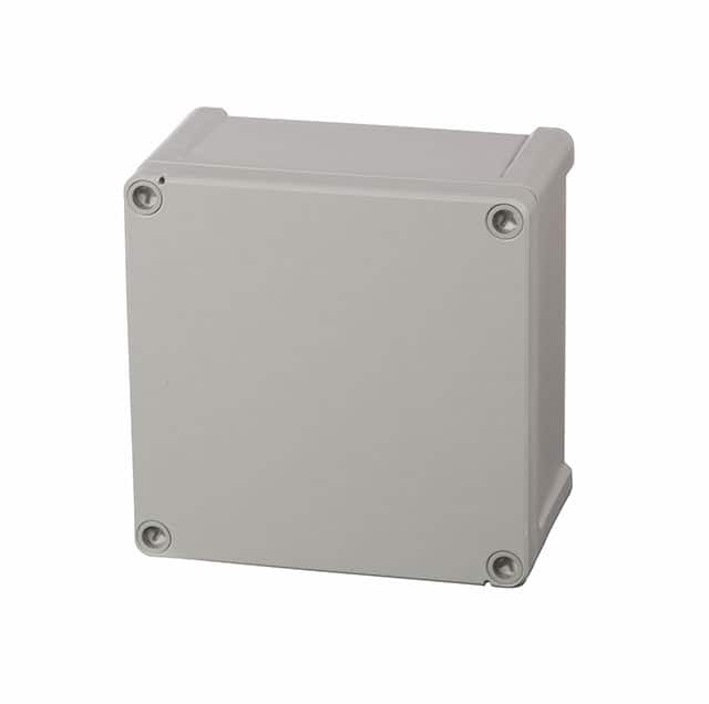 TPC 131308 BOX PLAS GRAY 5.100"L X 5.100"W