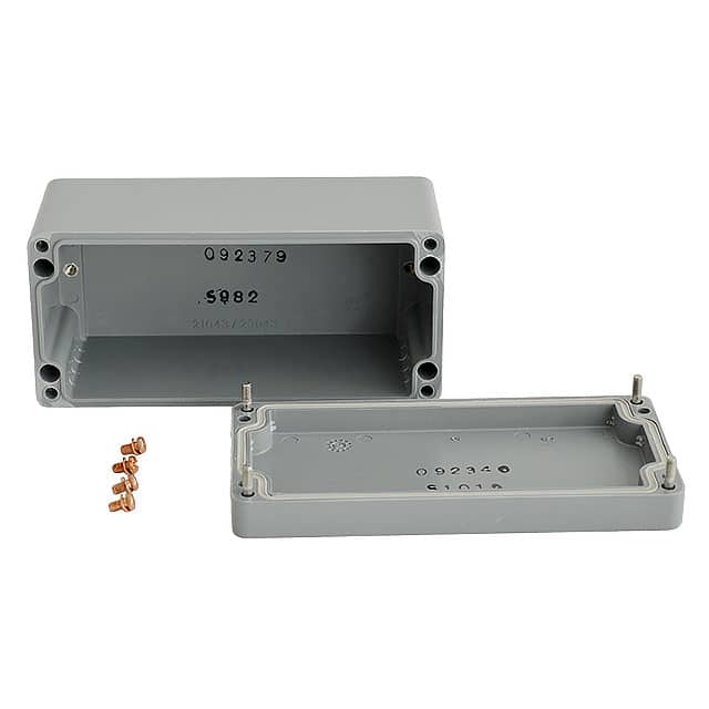 020816080 BOX FIBERGLASS GRAY 6.3" X 2.95"