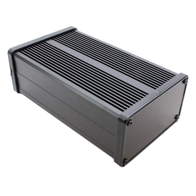 431612 BOX ALUM BLACK 5.906"L X 3.524"W