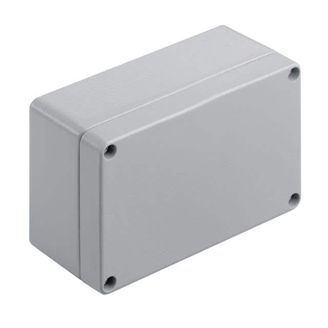 9529150000 BOX ALUM GRAY 4.92"L X 3.15"W