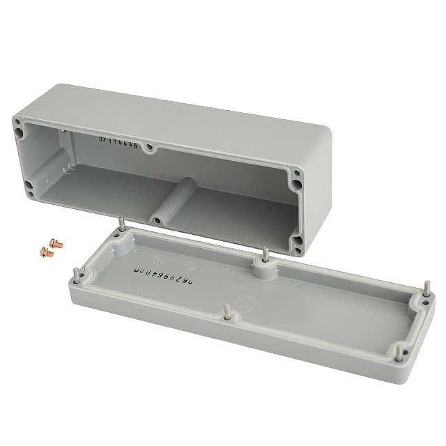 020823080 BOX FIBERGLASS GRY 9.06"LX2.95"W