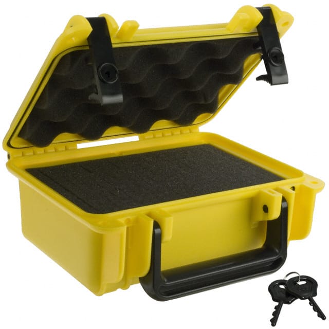 SE120FPL,YL CASE PLAS YLW 8.700"L X 7.450"W