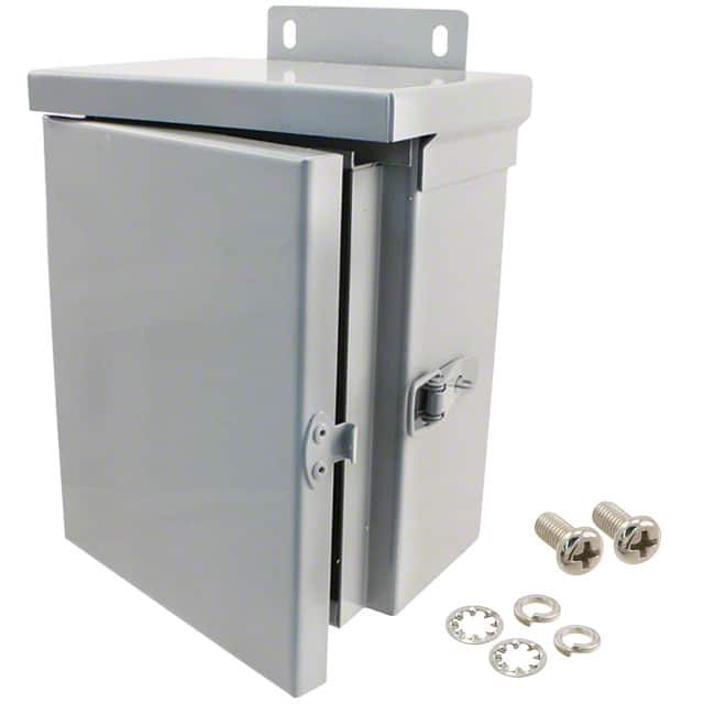 N3R-5803 BOX STEEL GRAY 6"L X 4"W