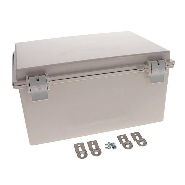 NBF-32024 BOX ABS GRAY 13.780"L X 9.840"W