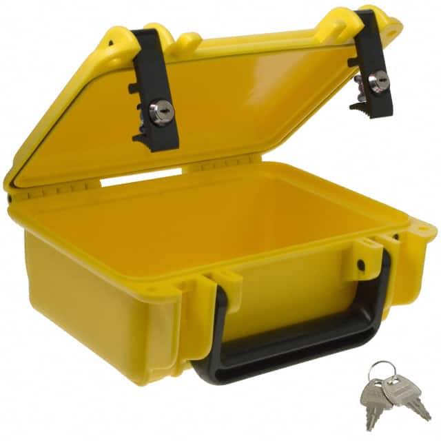 SE120ML,YL CASE PLAS YLW 8.700"L X 7.450"W