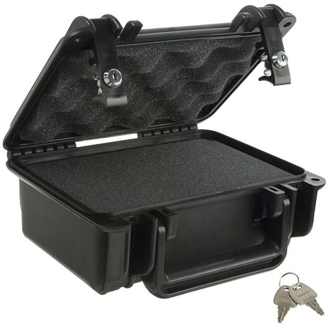 SE120FML,BK CASE PLAS BLK 8.700"L X 7.450"W