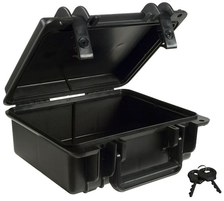 SE300PL,BK CASE PLAS BLK 10.787"L X 9.764"W
