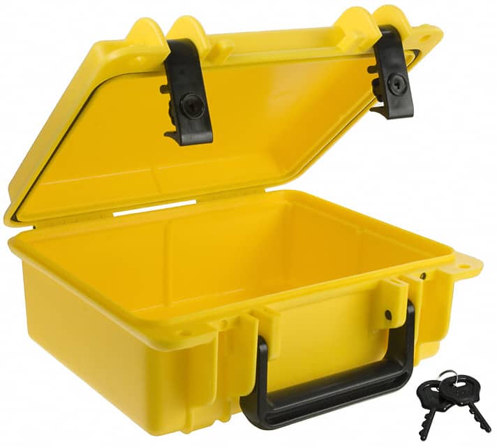 SE300PL,YL CASE PLAS YLW 10.787"L X 9.764"W