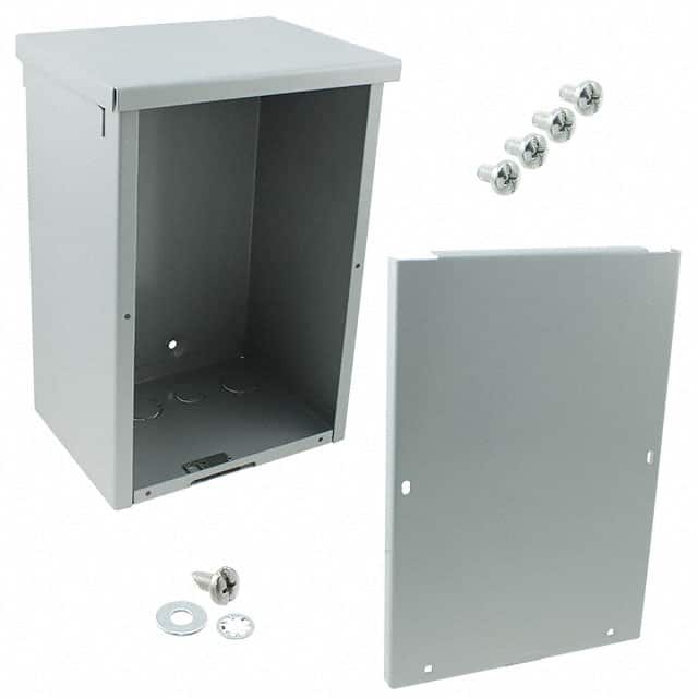 C3R1286SC BOX STEEL GRAY 12"L X 8"W