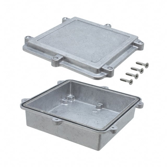 ANS-3825 BOX ALUM NAT 6.378"L X 6.378"W