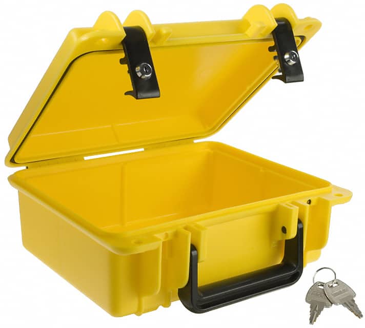 SE300ML,YL CASE PLAS YLW 10.787"L X 9.764"W