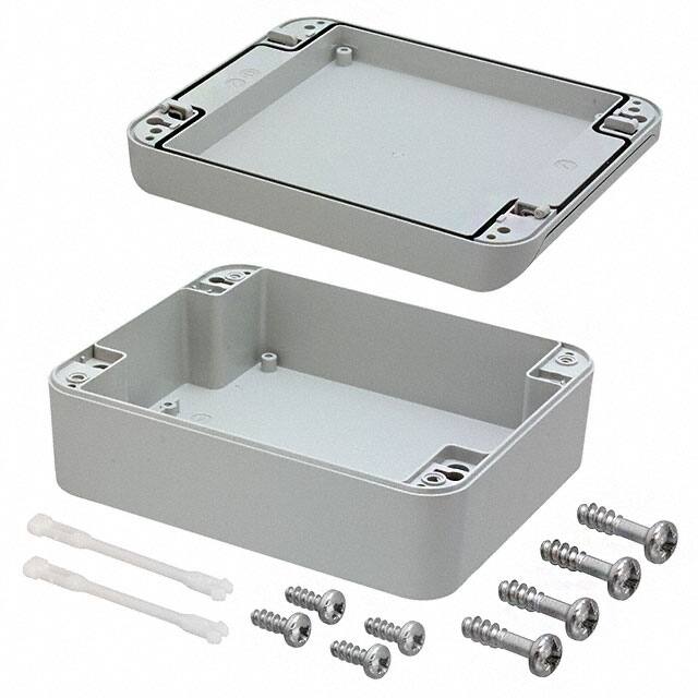R230-130-000 BOX ABS GRAY 6.299"L X 5.118"W