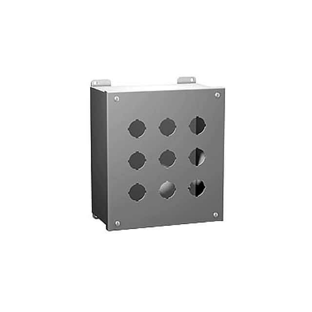 1437K BOX STEEL GRAY 9.500"L X 8.500"W
