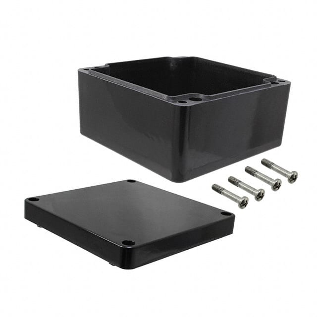1306080000 BOX FIBERGLASS BLK 3.54"LX6.3"W