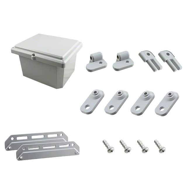 I352HSGG BOX PLAS GRAY 11.710"L X 9.980"W